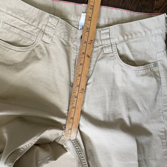 MEC Mountain Equipment Coop Woman's Tan Casual Flared Pants-Sz. 10 - Picture 10 of 12
